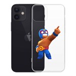 Чехол-накладка Clear Case Brawl Stars-Эль Примо для iPhone 12 mini Чехол-накладка Clear Case Brawl Stars-Эль Примо для iPhone 12 mini