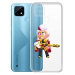 Чехол-накладка Clear Case Brawl Stars-Белль Голдхэнд для Realme C21 Чехол-накладка Clear Case Brawl Stars-Белль Голдхэнд для Realme C21