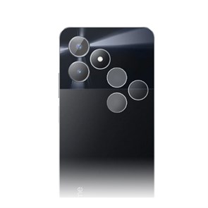 Стекло защитное гибридное Krutoff для камеры Realme C51 (2шт.)
