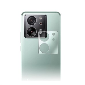 Стекло защитное гибридное Krutoff для камеры Xiaomi 13T (2шт.)