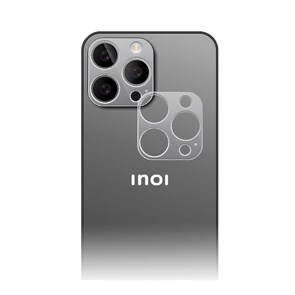 Стекло защитное гибридное МАТОВОЕ Krutoff для камеры INOI Note 13s (2шт.)