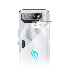 Стекло защитное гибридное Krutoff для камеры Asus ROG Phone 7 (2шт.)