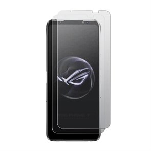 Комплект из 2-х защитных гибридных стекол МАТОВЫХ Krutoff для Asus ROG Phone 7