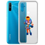 Чехол-накладка Clear Case Brawl Stars-GT Макс для Realme C3 Чехол-накладка Clear Case Brawl Stars-GT Макс для Realme C3