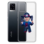 Чехол-накладка Clear Case Brawl Stars-Стрелок Кольт для Vivo V20 Чехол-накладка Clear Case Brawl Stars-Стрелок Кольт для Vivo V20