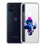 Чехол-накладка Clear Case Brawl Stars-Дикий Сту для OnePlus Nord N10 5G Чехол-накладка Clear Case Brawl Stars-Дикий Сту для OnePlus Nord N10 5G