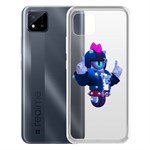 Чехол-накладка Clear Case Brawl Stars-Дикий Сту для Realme C11 Чехол-накладка Clear Case Brawl Stars-Дикий Сту для Realme C11