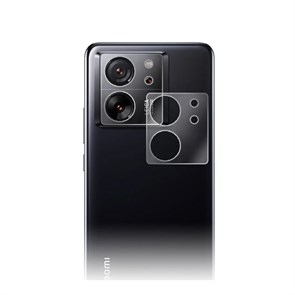 Стекло защитное гибридное Krutoff для камеры Xiaomi 13T Pro (2шт.)