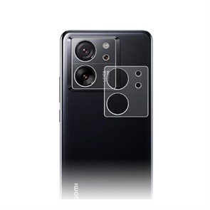 Стекло защитное гибридное МАТОВОЕ Krutoff для камеры Xiaomi 13T Pro (2шт.)