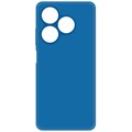 Чехол-накладка Krutoff Silicone Case для ITEL P55 синий - фото 1007686