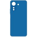 Чехол-накладка Krutoff Silicone Case для Xiaomi Redmi 13C/Poco C65 синий - фото 1007845