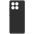 Чехол-накладка Krutoff Silicone Case для Xiaomi Poco X6 Pro черный - фото 1008473
