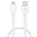 Кабель USB Type-C Krutoff Classic (0,2m) белый - фото 1009230