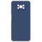 Чехол-накладка Krutoff Silicone Case для Xiaomi Poco X3/X3 Pro (синий) - фото 121272