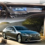 Защитное гибридное стекло Krutoff для экрана мультимедии Lexus LS 500 V 2017 - 2021 - фото 309987