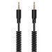 Аудио кабель AUX Krutoff Spiral, 1.8m (черный) - фото 33527