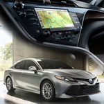 Защитное гибридное стекло Krutoff для экрана мультимедии Toyota Camry 8 (VX70) 2017 - 2021 - фото 340725