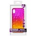 Накладка силиконовая Crystal Krutoff для iPhone X/XS (желто-розовая) - фото 40161
