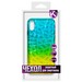 Накладка силиконовая Crystal Krutoff для iPhone X/XS (желто-синяя) - фото 40166
