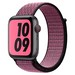 Ремешок Krutoff Nylon для Apple Watch 42/44mm (pink/black) 1 - фото 44385