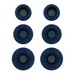 Комплект амбушюр Krutoff для наушников (3 пары, размер S, M, L) синие - фото 44678