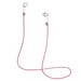 Силиконовый шнурок Krutoff для AirPods розовый - фото 45542