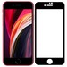 Стекло защитное Full Glue Premium Krutoff для iPhone SE 2020 черное - фото 46357