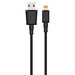 Кабель USB Lightning Krutoff Modern (1m) черный - фото 46842