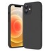 Чехол-накладка Krutoff Silicone Case для iPhone 12 mini (black) 18 - фото 47445