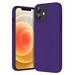 Чехол-накладка Krutoff Silicone Case для iPhone 12 mini (purple) 36 - фото 47450
