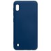 Чехол-накладка Krutoff Silicone Case для Samsung Galaxy A10 (A105) синий - фото 50125