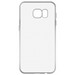 Накладка силиконовая с рамкой Krutoff для Samsung Galaxy S7 edge (G935) silver - фото 56139