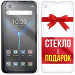 Комплект из 2-x защитных гибридных стекл Krutoff для Blackview BL5000 - фото 492972