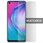 Стекло защитное гибридное МАТОВОЕ Krutoff для Tecno Camon 15 - фото 500384