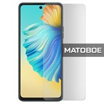 Стекло защитное гибридное МАТОВОЕ Krutoff для Tecno Camon 17P - фото 500386