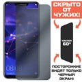 Стекло защитное гибридное Антишпион Krutoff для Huawei Mate 20 Lite - фото 653649