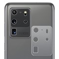 Стекло защитное гибридное МАТОВОЕ Krutoff для камеры Samsung Galaxy S20 Ultra (2 шт.) - фото 845599