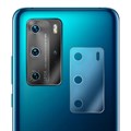 Стекло защитное гибридное Krutoff для камеры Huawei P40 (2 шт.) - фото 853468