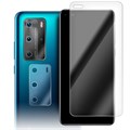 Стекло защитное гибридное Krutoff для Huawei P40 + защита камеры (2 шт.) - фото 853472