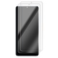 Комплект из 2-x защитных гибридных стекл Krutoff для Samsung Galaxy F22 - фото 853863