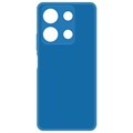 Чехол-накладка Krutoff Silicone Case для INFINIX Note 30i синий - фото 864587