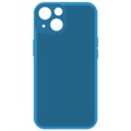 Чехол-накладка Krutoff Silicone Case для iPhone 14 синий - фото 883522