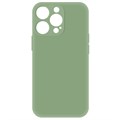Чехол-накладка Krutoff Silicone Case для iPhone 14 Pro Max зелёный - фото 883558