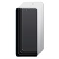 Комплект из 3-х защитных гибридных стекол МАТОВЫХ Krutoff для INFINIX HOT 40 - фото 927529