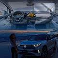 Защитное гибридное стекло Krutoff для экрана мультимедии Volkswagen Talagon 2021 - фото 953854