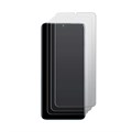 Комплект из 3-х защитных гибридных стекол МАТОВЫХ Krutoff для TECNO POP 7 - фото 973008